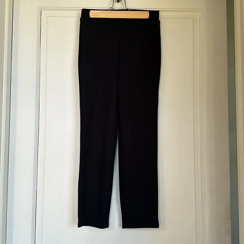 NEW Without Tag Black Pull On Pant With Patented Tummy Control Panel By Lysse
